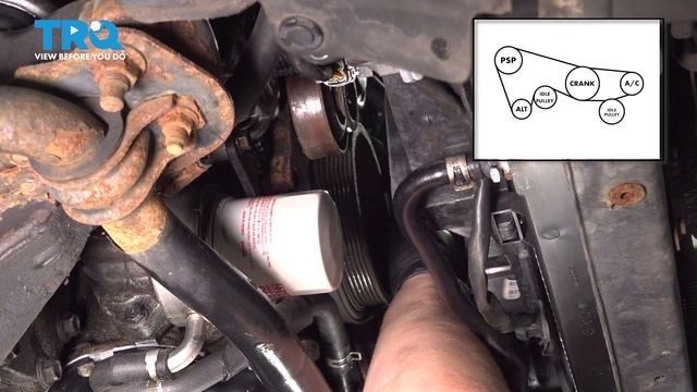 How to Replace Serpentine Belt 2003-2007 Infiniti G35 смотреть онлайн