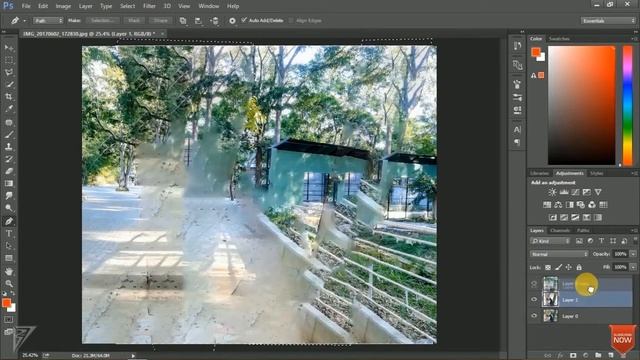 How to create Awesome Radial Blur effect - Photoshop tutorial смотреть онлайн
