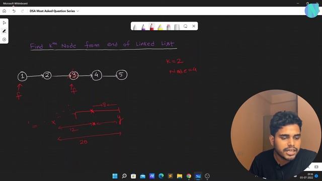 Find Nth Node from end of the LinkedList | DSA Most Asked Interview Questions смотреть онлайн