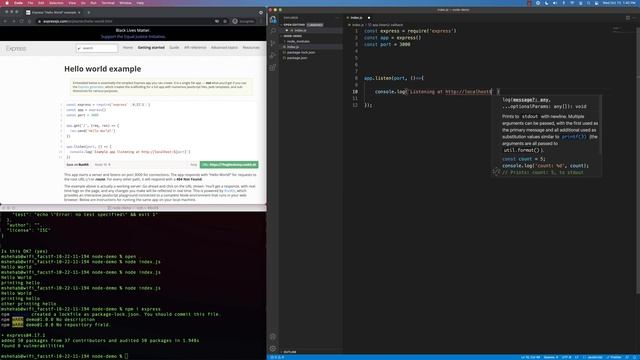 Quick Intro to Building APIS: Part 3 :ExpressJS setup and first API смотреть онлайн