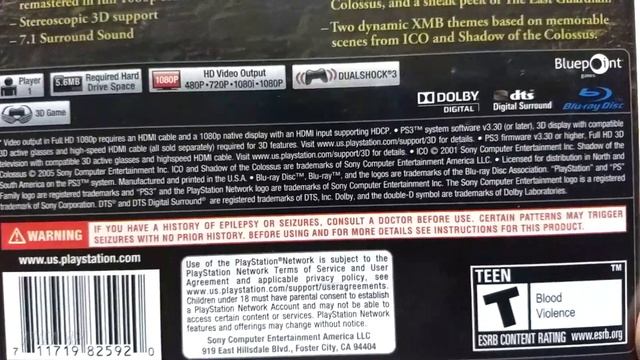 PS3: The Ico & Shadow Of The Colossus Collection смотреть онлайн