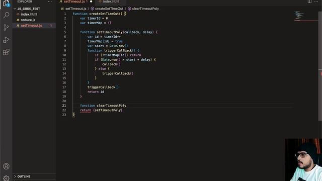 Q15 Polyfill of setTimeout | Javascript Interview Questions | Most asked question in interview смотреть онлайн