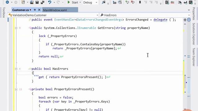 009-09.Demo - Validating with INotifyDataError