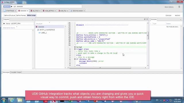 Uniface 10 with Git смотреть онлайн