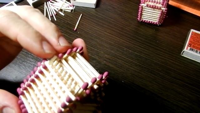 Делаем Домик из спичек с двускатой крышей. #Своими руками смотреть онлайн