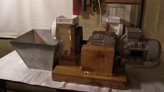 Применение мельниц Grainmill с электроприводом смотреть онлайн
