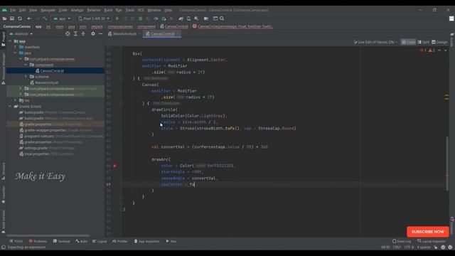 How to implement Canvas Object in Jetpack Compose | Android | Make it Easy смотреть онлайн