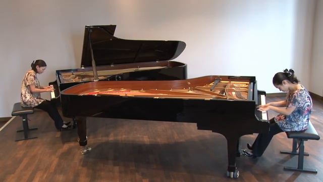 Takashi Yoshimatsu: Random Bird Variations for 2 Pianos - Yuka & Ayaka Yamamoto.mp4 смотреть онлайн