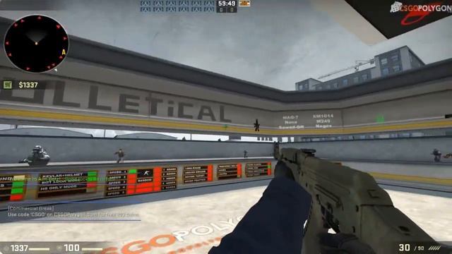 5 КАРТА ДЛЯ ТРЕНИРОВКИ АИМА! CS:GO смотреть онлайн