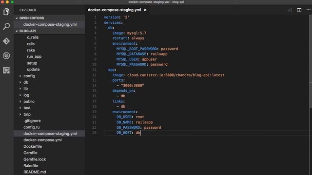 Deploy with Docker: Single-node deployment of Rails API - Episode #5 смотреть онлайн