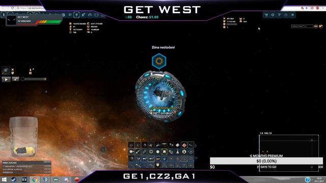 DarkOrbit Testing Cyborg Refraction Zone/UBA  [CZ2]