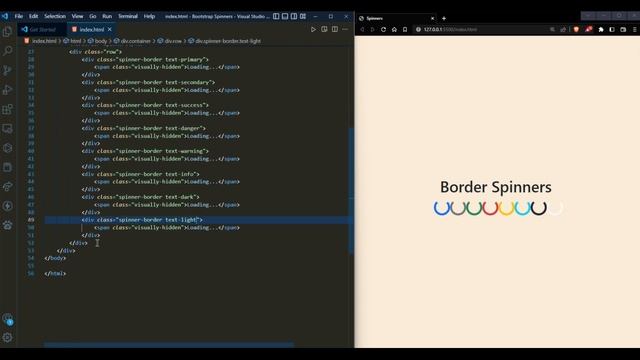 How to make a Bootstrap Loading Icon / Spinner | Tutorial смотреть онлайн
