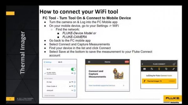 Fluke Connect Web Workshop: How to connect the Fluke Connect mobile app to Wi Fi enabled tools
