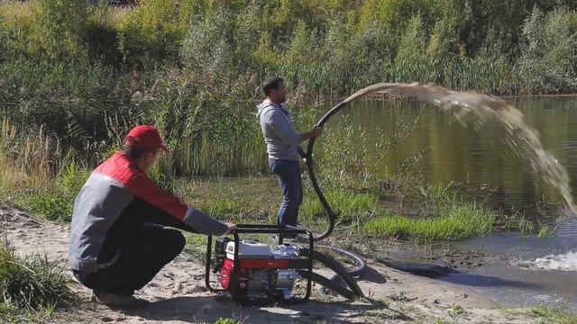 Fubag. Первый запуск мотопомпы На что обратить внимание при запуске и обслуживании мотопомпы؟ смотреть онлайн