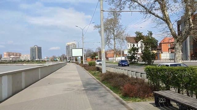 Краснодарский край город Краснодар Кубанская Набережная(небольшая прогулка) смотреть онлайн