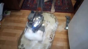 Химчистка ковра американским пылесосом кирби