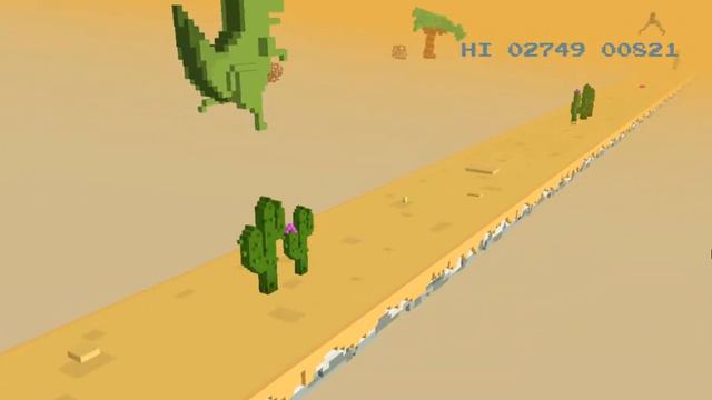 Хром Динозаврик в 3D бета вирсия в игра крутая смотреть онлайн