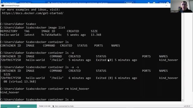 Hello world! in Docker - שלום עולם בדוקר הריצה הראשונה смотреть онлайн
