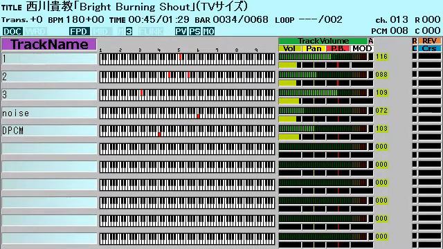 西川貴教「Bright Burning Shout」(Fate/EXTRA Last Encore)ファミコン風/Takanori Nishikawa 8bit Arrange