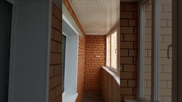 Отделка панели ПВХ. Обработка кирпича.