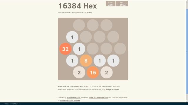 16384_hex, Hex the 2048 смотреть онлайн