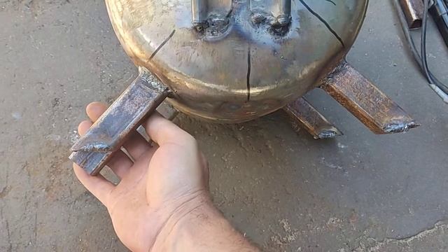 Мангал из фреонового баллона. смотреть онлайн