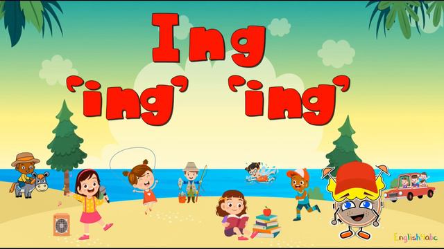 Words that end in "-ing" / Suffix / Phonics Mix! смотреть онлайн