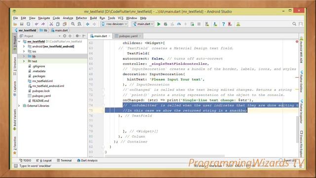 Flutter S2E6 : TextField - Single and MultiLine смотреть онлайн