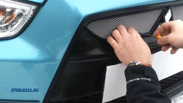 Защита радиатора MITSUBISHI ASX (Хром) - Strelka11.ru