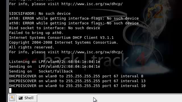 BackTrack 4R2 SIOCSIFFLAGS Unknown error 132 fix for dummies смотреть онлайн