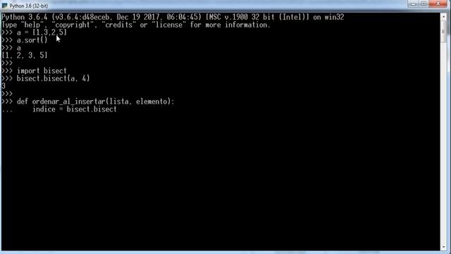 Modulo Bisect en Python: Mantener listas ordenadas смотреть онлайн