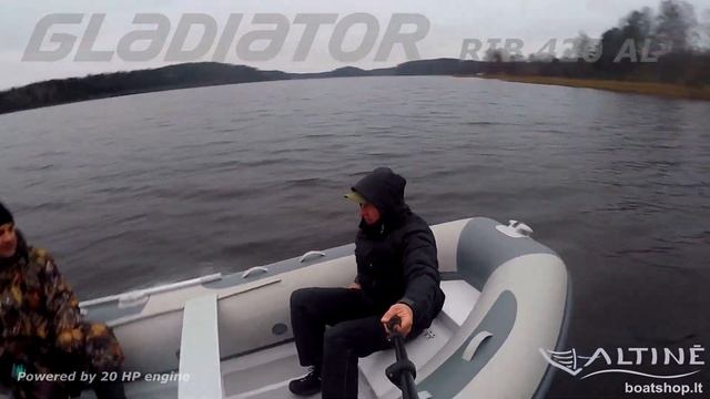 Valtis aliuminio dugnu Gladiator RIB 420 AL смотреть онлайн