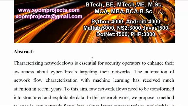 Self Supervised Latent Representations of Network Flows and Application смотреть онлайн