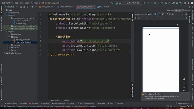 ANDROID com KOTLIN 2023 - #33 - RecyclerView - Adapter, ViewHolder, Layout смотреть онлайн