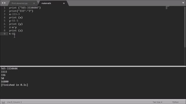 Python 2 - Matematik operatörler смотреть онлайн