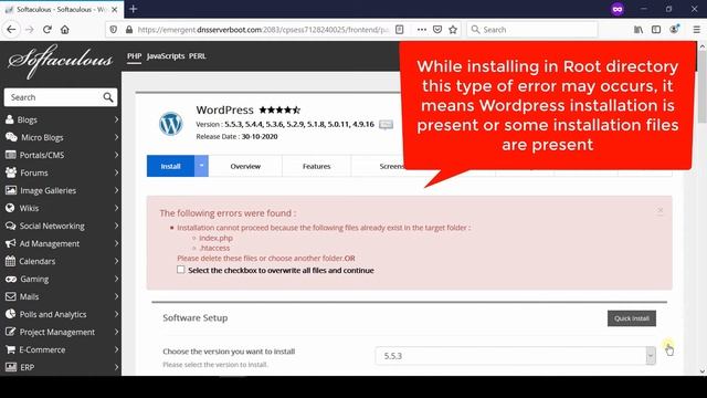 [?LIVE] How to fix WP error "File already exists in target folder" while installing WordPress? смотреть онлайн