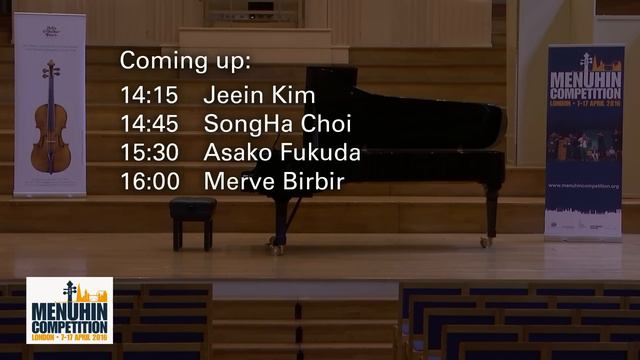 Menuhin Competition London 2016: Senior First Round, Part 2