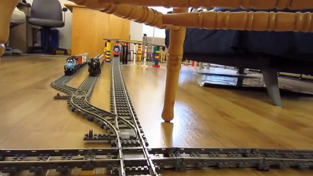 Игрушечная Железная Дорога LEGO Thomas! Смотри на что она способна!!! смотреть онлайн