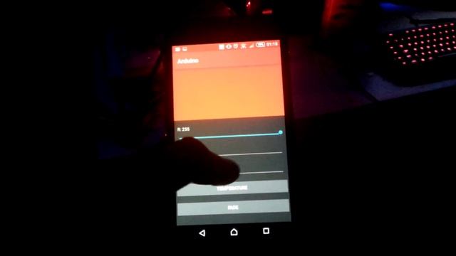 Arduino RGB Led Strip Synced With Razer Chroma Controlled By Android Phone смотреть онлайн