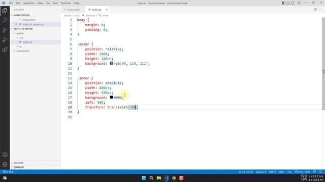 Convert Figma Portfolio to Responsive HTML Website: 1-9-How to center align an element смотреть онлайн