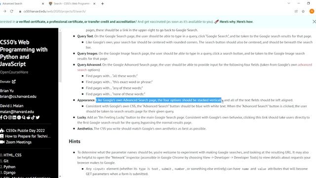 Search - CS50's Web Programming with Python and JavaScript смотреть онлайн
