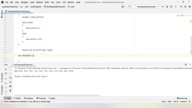 Java Program to find Non repeated and Duplicate Characters in a String|Automation|Malkari Santhosh| смотреть онлайн