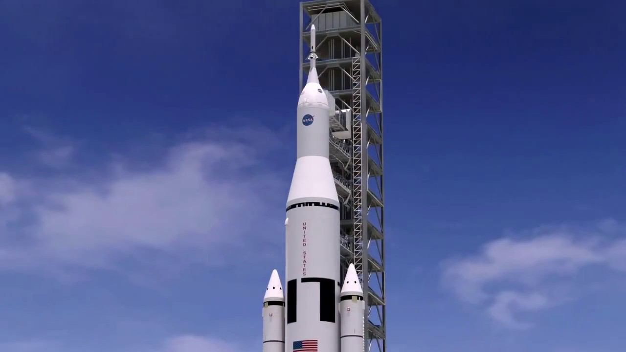 Space Launch System Animation смотреть онлайн
