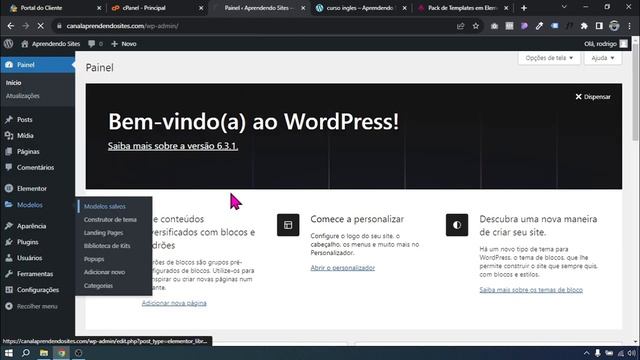 Como Importar e Exportar MODELOS DE PÁGINAS no Elementor [Templates .json] смотреть онлайн