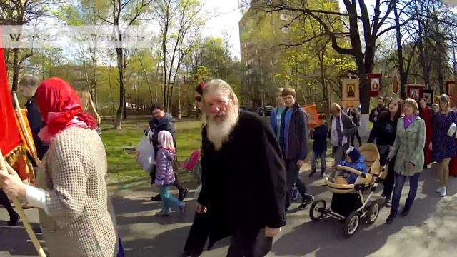 Аэрофотосъемка: в Одинцово молодежный крестный ход собрал сотни верующих смотреть онлайн