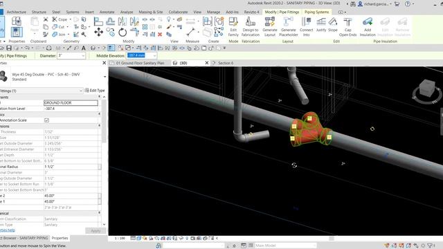 REVIT MEP 2020 - SANITARY MODELING PART 2 смотреть онлайн