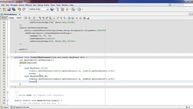 KeyListener for JLabel | java-swing | practical-work смотреть онлайн