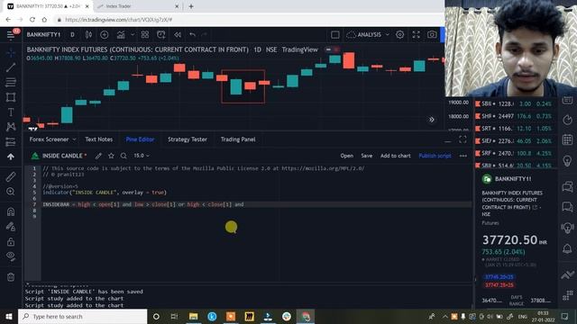 INSIDE BAR CANDLESTICK PATTERN | LEARN HOW TO CODE INSIDE BAR CANDLESTICK PATTERN IN PINESCRIPT смотреть онлайн