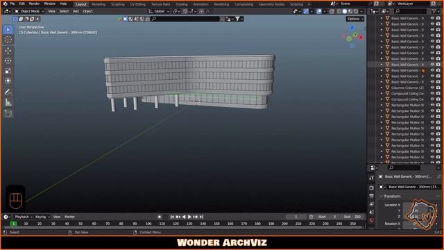 IMPORT a REVIT model into BLENDER for FREE смотреть онлайн