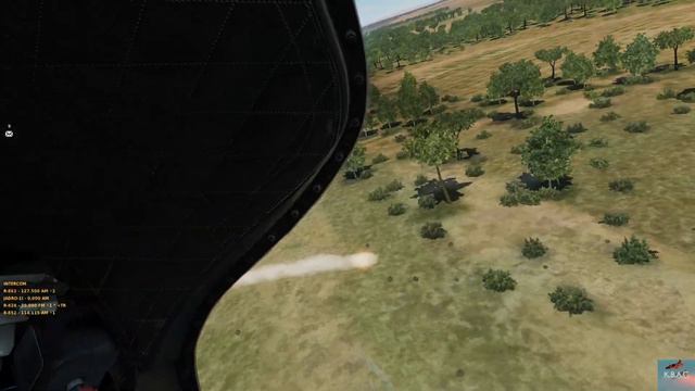 ПЗРК-ашник проучил обнаглевшую пару Ми-24П. К.В.А.С. в DCS World. смотреть онлайн